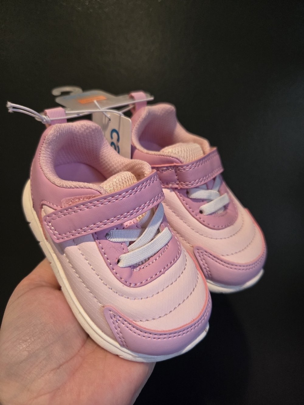 Carters Baby Girl Sneakers NWT Size 4